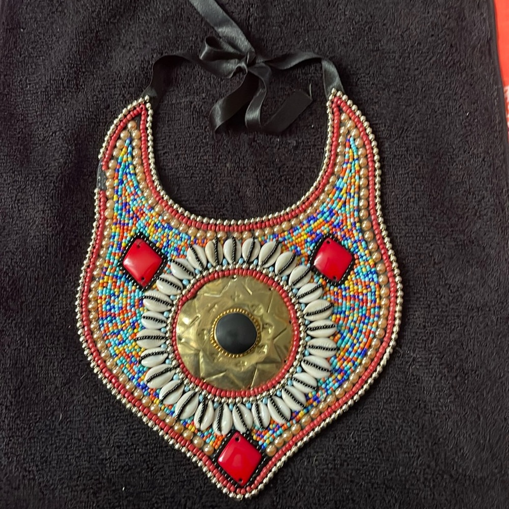 Beaded necklace as is